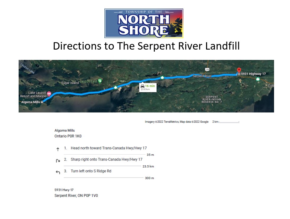 Landfill Site Township of The North Shore